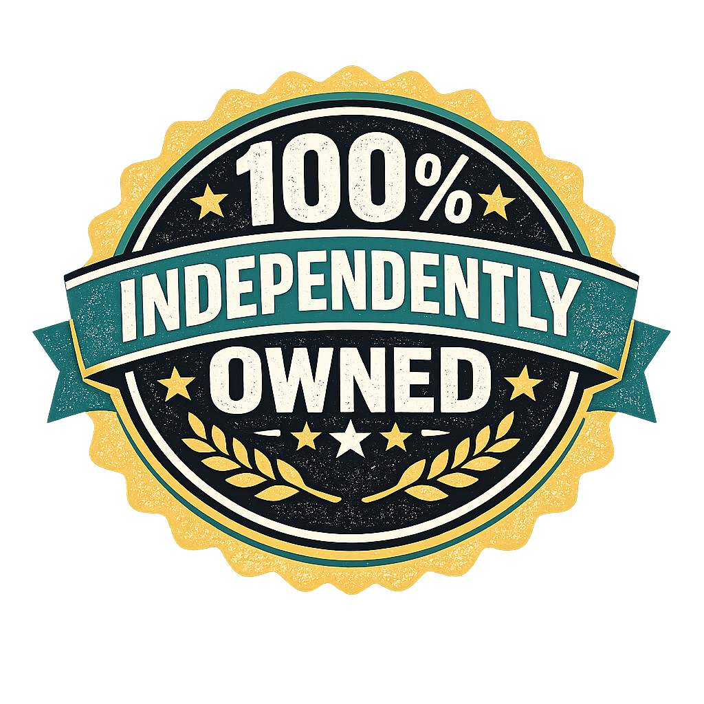 100% Independently Owned seal